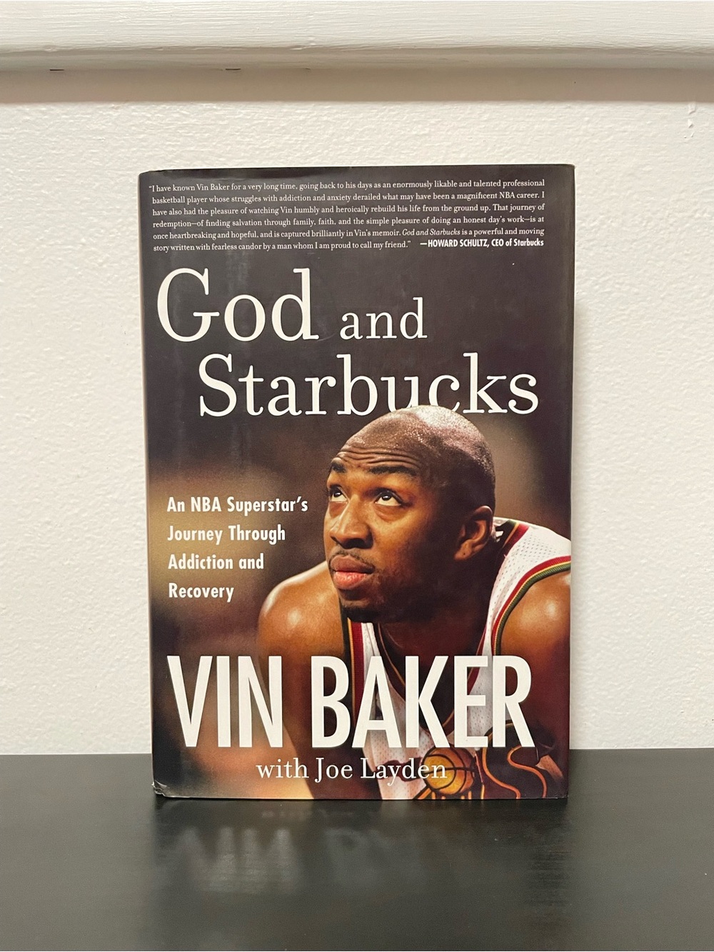 God & Starbucks Book Vin Baker NEW NBA Superstars Journey Addiction & Recovery